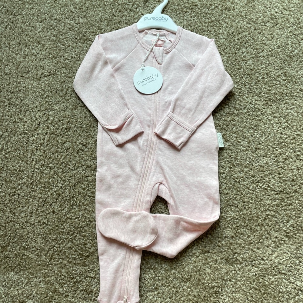 Purebaby onesie 100% cotton
